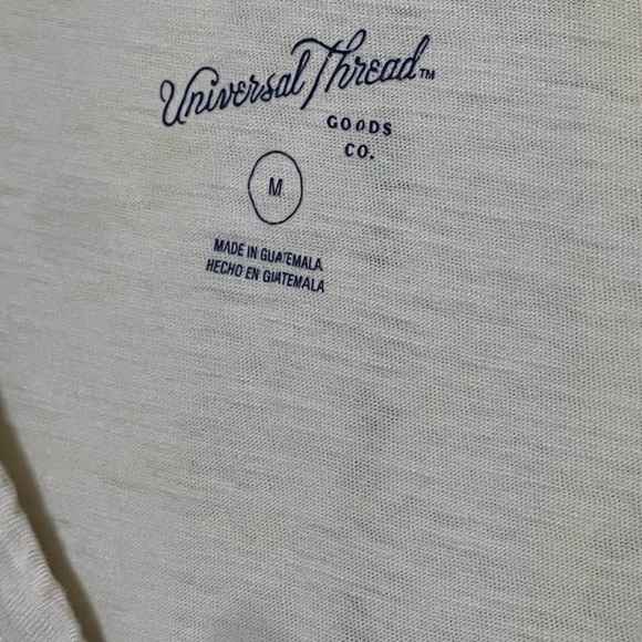 UNIVERSAL THREAD SZ MEDIUM LIGHT GRAY VNECK TEE - Picture 3 of 5